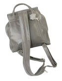Plecak Skórzany MAGRE (PL) NATALIA Skóra Naturalna Licowa Gładka POPIELATA