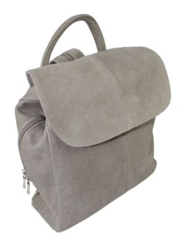 Plecak Skórzany MAGRE (PL) NATALIA Skóra Naturalna Licowa SZARA