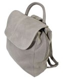 Plecak Skórzany MAGRE (PL) NATALIA Skóra Naturalna Licowa SZARA