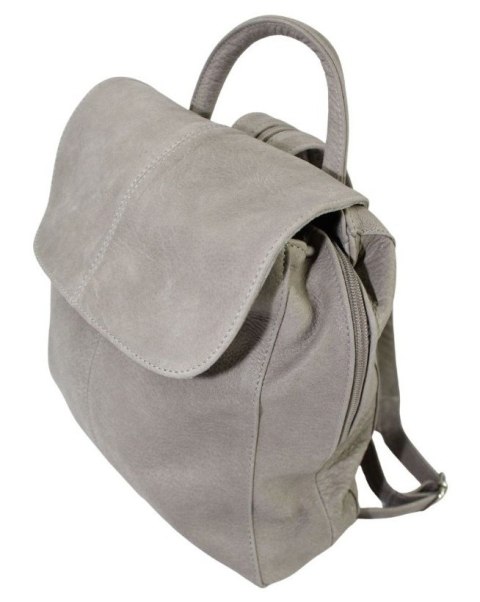 Plecak Skórzany MAGRE (PL) NATALIA Skóra Naturalna Licowa SZARA