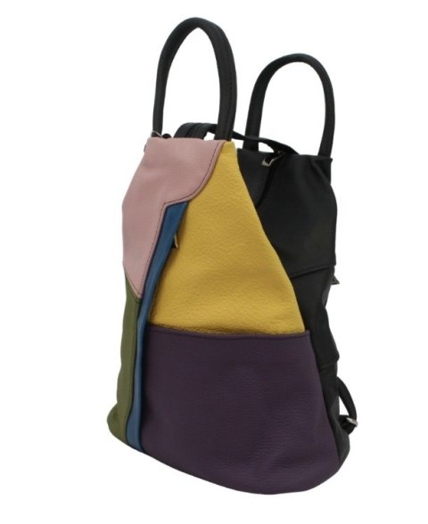 Plecak Skórzany PolskaGalanteria (PL) JOANNA Skóra Naturalna Licowa Gładka TRIO WZÓR 2