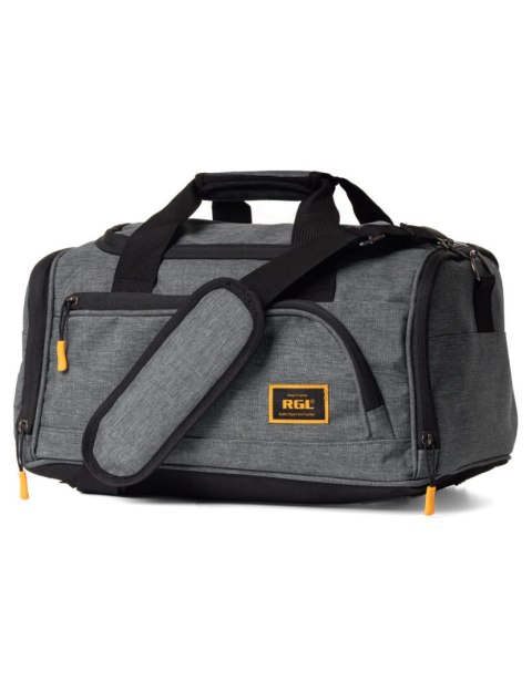 Pojemna Torba Podróżna RGL Samolotowy Bagaż Podręczny PL02 CZARNA 40 x 20 x 25 [cm]