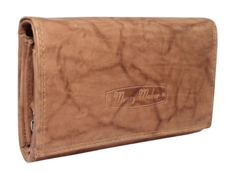 Portfel Damski MONEY MAKER Średni Z Napem 12135B 15,5 x 10 x 4 [cm]