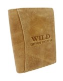 Portfel Męski Skórzany WILD Skóra Licowa Duży Pionowy Bez Zapięcia RIFD WI5500 12,5 x 9,5 x 2,5 [cm
