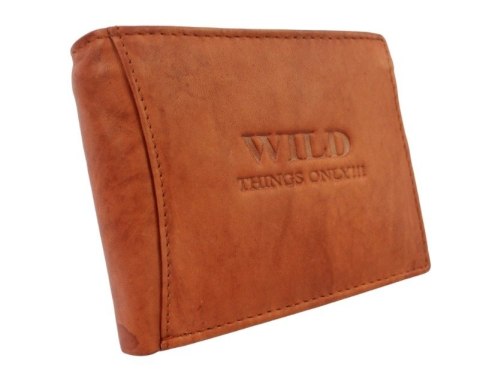Portfel Męski Skórzany WILD Skóra Licowa Duży Poziomy Bez Zapięcia 5678 12.5 x 10 x 2 [cm]