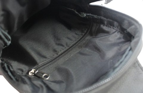 Torba Skórzana Na Ramię Nerka Barkówka Noszona Na Skos CONVEY (PL) CZARNA Praktyczna I Wygodna 25 x 18 x 7 [cm]