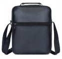 Torba męska skórzana CONVEY (PL) 8661 Pionowa Czarna 19 x 17 x 7 [cm]