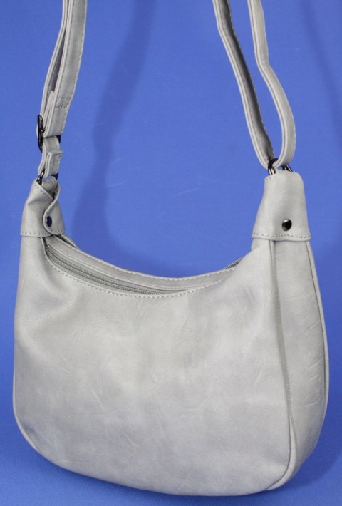 Torebka Skórzana 3022-2 Torebka Klasyczna BAG STREET Listonoszka Skóra Cielęca JASNY BEŻOWY