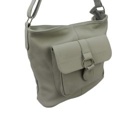 Torebka Skórzana MAGRE (PL) ROMA CIEMNA KREMOWA