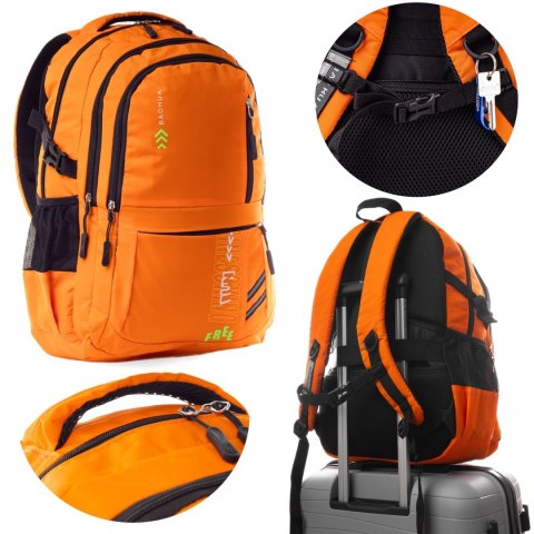 Wytrzymały Plecak Podróżny RGL PL06 GRANATOWY 50 x 30 x 15 [cm]