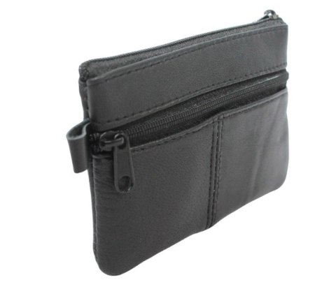 Etui Na Klucze Skórzane Polska Galanteria (PL) KC-01 Skóra Naturalna Kluczówka Duża Na Jeden Komplet Kluczy 12,5 x 10 x 1,5 [cm]