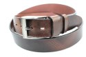 Pasek Męski Skórzany BETLEWSKI (PL) Skóra Naturalna Licowa EXTRA Gładki 40 mm BRĄZOWY GNIECIONY