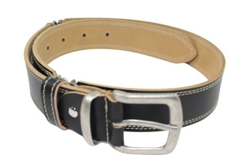 Pasek Skórzany HADA (PL) Skóra Licowa EXTRA VINTAGE MISSISSIPI BLUES 40 mm CZARNY