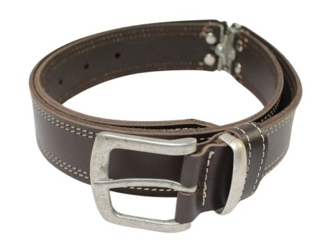 Pasek Skórzany HADA (PL) Skóra Licowa EXTRA VINTAGE MISSISSIPI BLUES 40 mm CZEKOLADOWY 