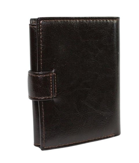 Portfel Męski Skórzany Z.RICARDO(PL) Skóra Licowa Duży Pionowy Z Zapinką Dwa Skrzydełka Duża Kieszeń Na Bilon ZR55A