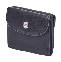 Portfelik Uniwersalny Mała Sakieweczka Skórzana MARS NORDEE Skóra Naturalna RFID  GW-3770 CZARNY 9 x 7 x 2 [cm]