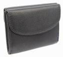 Portfelik Uniwersalny Mała Sakieweczka Skórzana MARS NORDEE Skóra Naturalna RFID  GW-3770 CZARNY 9 x 7 x 2 [cm]