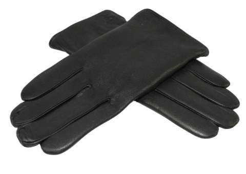 Rękawiczki Męskie PolskaGalanteria Ocieplane Ze Skóry Renifera Rozmiar 11 1/2 GŁADKIE CZARNE