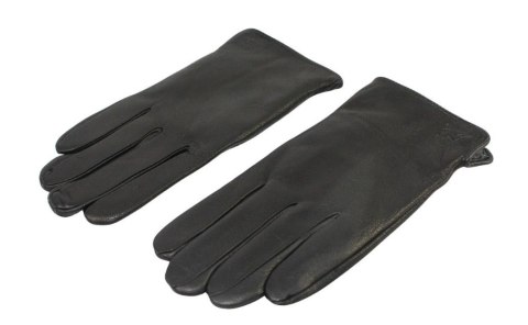 Rękawiczki Męskie PolskaGalanteria Ocieplane Ze Skóry Renifera Rozmiar 12 1/2 GŁADKIE CZARNE