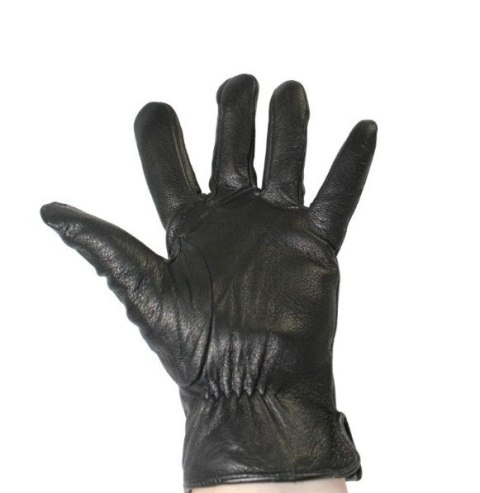 Rękawiczki Męskie PolskaGalanteria Ocieplane Ze Skóry Renifera Rozmiar 12 GŁADKIE CZARNE