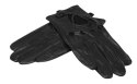 Rękawiczki Skórzane Samochodowe Z wycięciami PolskaGalanteria Ze Skóry Cielęcej Rozmiar 11 1/2 CZARNE