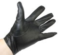 Rękawiczki Skórzane Samochodowe Z wycięciami PolskaGalanteria Ze Skóry Cielęcej Rozmiar 11 CZARNE