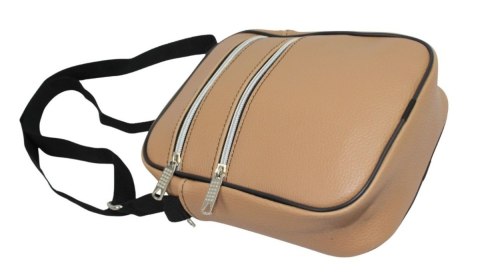 Skórzana Torba Męska Średnia Pionowa BISZKOPTOWA Antoszczyk (PL) 20 x 16 x 5 [cm]