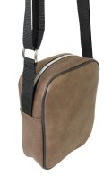 Skórzana Torba Męska Średnia Pionowa BRĄZOWA Antoszczyk (PL) 20 x 16 x 5 [cm]