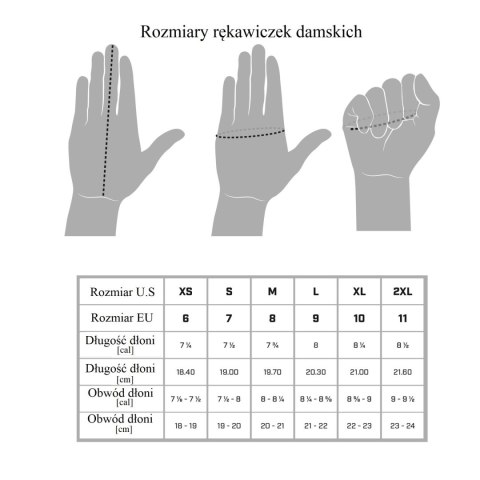 Skórzane Ocieplane Rękawiczki Damskie PolskaGalanteria.pl Ze Skóry Naturalnej Renifera Z Górnym Ściągaczem CZARNE Rozmiar 7 1/2