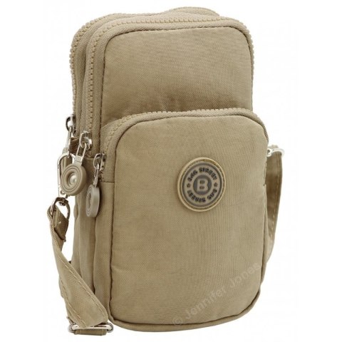 Stylowa Pozioma Torba Mała Na Ramię Bag Street NR 2248 KAWA Z MLEKIEM 20 x 12 x 4 [cm]