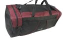 Torba Podróżna Średnia CONVEY (PL) CZARNO-BORDOWA 62 x 24 x 24 [cm]
