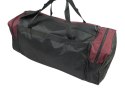 Torba Podróżna Średnia CONVEY (PL) CZARNO-BORDOWA 62 x 24 x 24 [cm]