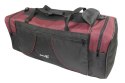 Torba Podróżna Średnia CONVEY (PL) CZARNO-BORDOWA 62 x 24 x 24 [cm]