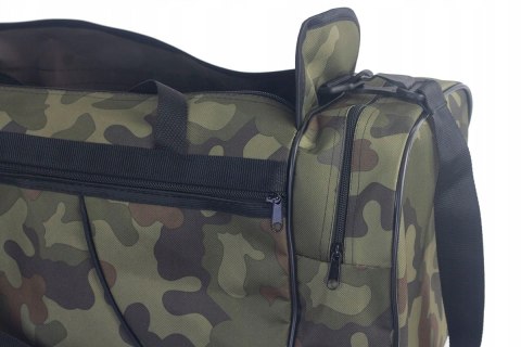 Torba Podróżna Średnia CONVEY (PL) CZARNO-CZERWONA 62 x 24 x 24 [cm]