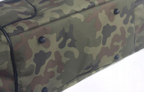 Torba Podróżna Średnia CONVEY (PL) CZARNO NIEBIESKA 62 x 24 x 24 [cm]