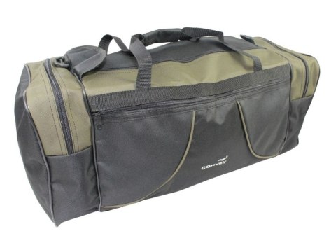 Torba Podróżna Średnia CONVEY (PL) CZARNO OLIWKOWA 62 x 24 x 24 [cm]