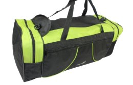 Torba Podróżna Średnia CONVEY (PL) CZARNO ZIELONA 62 x 24 x 24 [cm]