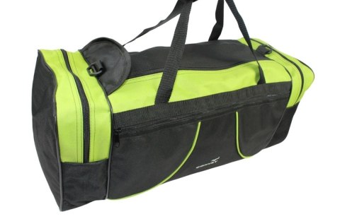 Torba Podróżna Średnia CONVEY (PL) CZARNO ZIELONA 62 x 24 x 24 [cm]