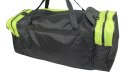 Torba Podróżna Średnia CONVEY (PL) CZARNO ZIELONA 62 x 24 x 24 [cm]