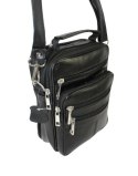 Torba męska skórzana CONVEY (PL) 8697 Pionowa Czarna 23 x 17 x 8 [cm]