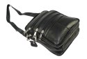 Torba męska skórzana CONVEY (PL) 8697 Pionowa Czarna 23 x 17 x 8 [cm]