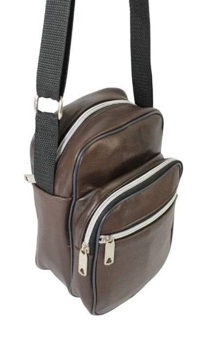 Torba/Saszetka Średnia Na Ramię WACEK MAŁY Antoszczyk (PL) Pionowa DeLuxe CZEKOLADOWA 22 x 15,5 x 10 [cm]