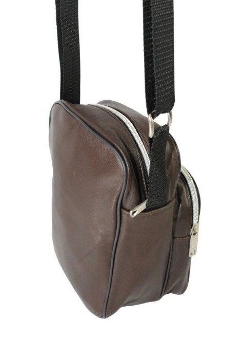 Torba/Saszetka Średnia Na Ramię WACEK MAŁY Antoszczyk (PL) Pionowa DeLuxe CZEKOLADOWA 22 x 15,5 x 10 [cm]