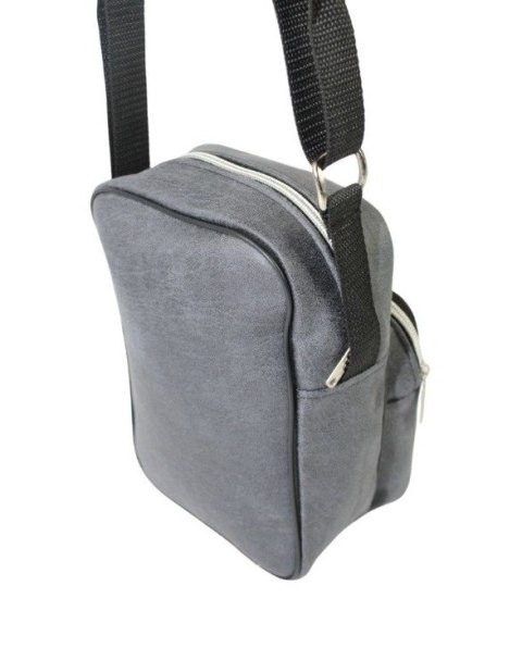 Torba/Saszetka Średnia Na Ramię WACEK MAŁY Antoszczyk (PL) Pionowa DeLuxe POPIELATA 22 x 15,5 x 10 [cm]