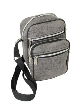 Torba/Saszetka Średnia Na Ramię WACEK MAŁY Antoszczyk (PL) Pionowa DeLuxe POPIELATA 22 x 15,5 x 10 [cm]