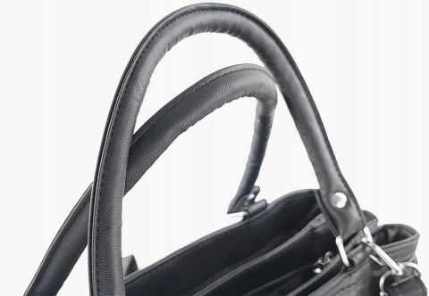 Torebka Skórzana CONVEY (PL) 0074 Torebka Klasyczna Listonoszka Skóra Cielęca CZEKOLADOWA 33 x 23 x 11 [cm]