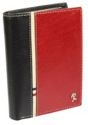 Elegancki Portfel Męski Skórzany ROVICKY (PL) Skóra Licowa Duży Pionowy Bez Zapięcia RFID 326-RBA-D