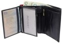 Elegancki Portfel Męski Skórzany ROVICKY (PL) Skóra Licowa Duży Pionowy Bez Zapięcia RFID 326-RBA-D