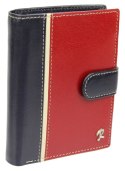 Elegancki Portfel Męski Skórzany ROVICKY (PL) Skóra Licowa Duży Pionowy Z Zapięciem RFID 326L-RBA-D