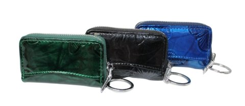 Etui na klucze HAROLD`S Skóra Naturalna Lakierowana Metalowy Suwak Motyle HA5139-14 9,5 x 5,5 x 1,5 [cm]